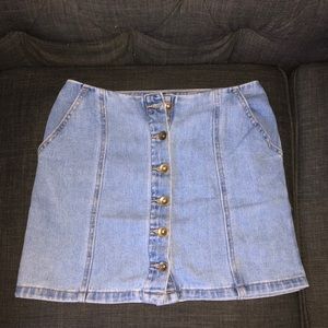Denim skirt